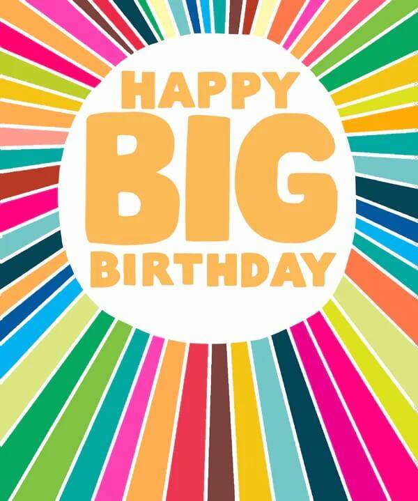 Happy Big Birthday Card - House of Cards