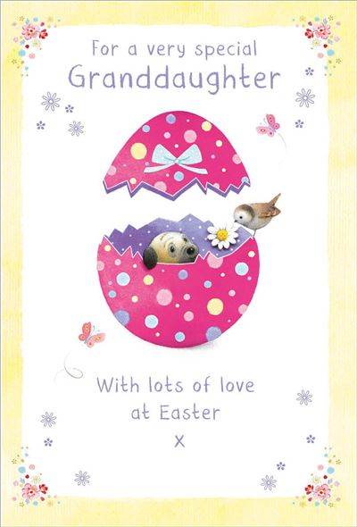 Granddaughter Easter Card - House of Cards