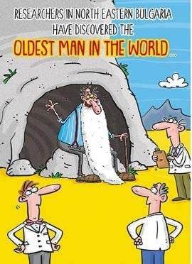 Oldest Man Birthday Card - House of Cards