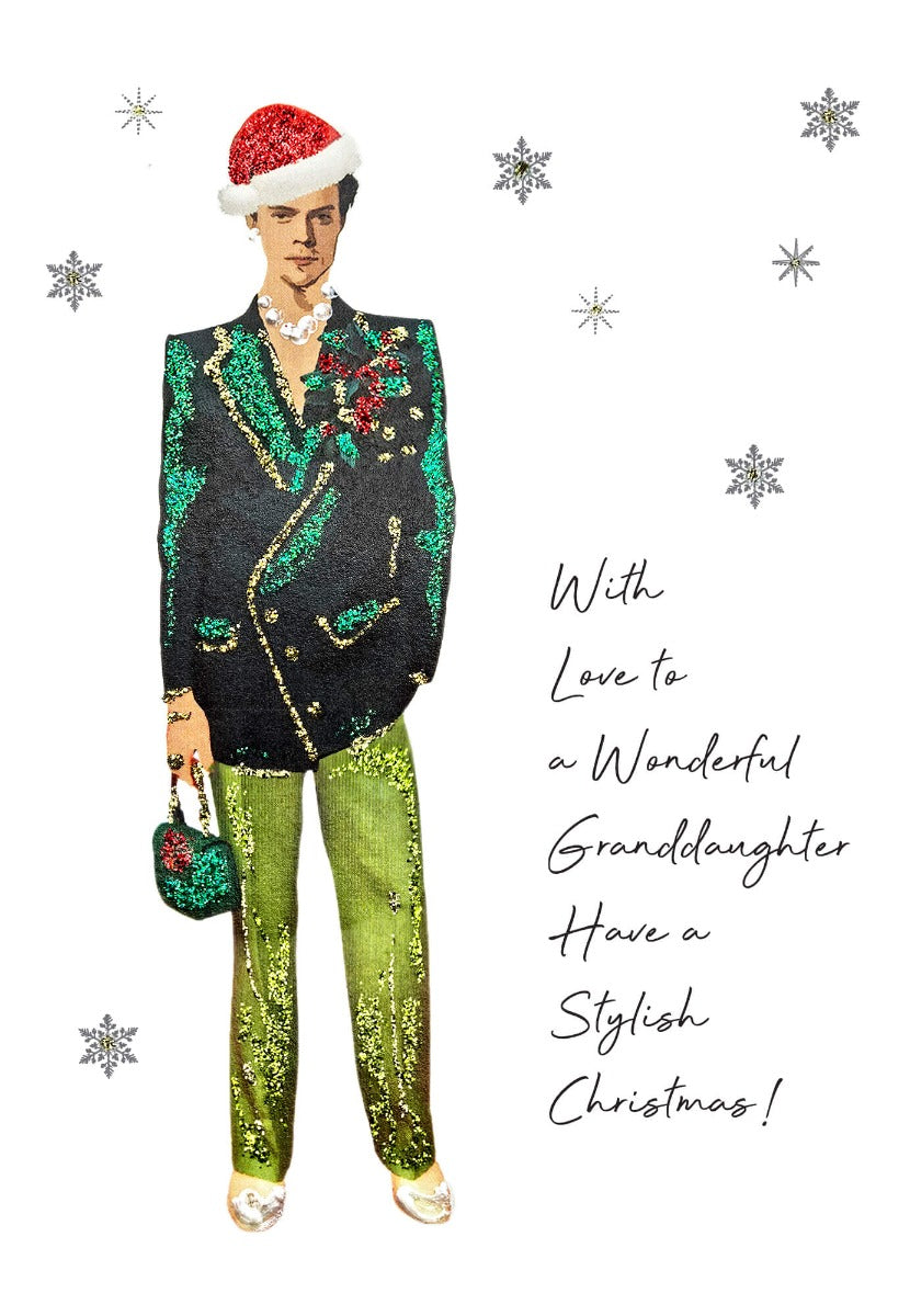 Styles Granddaughter Christmas Card - House of Cards