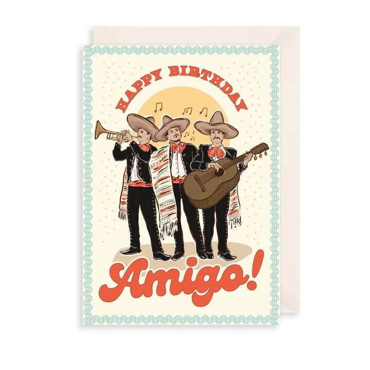 Howdy Amigo Birthday Card - House of Cards