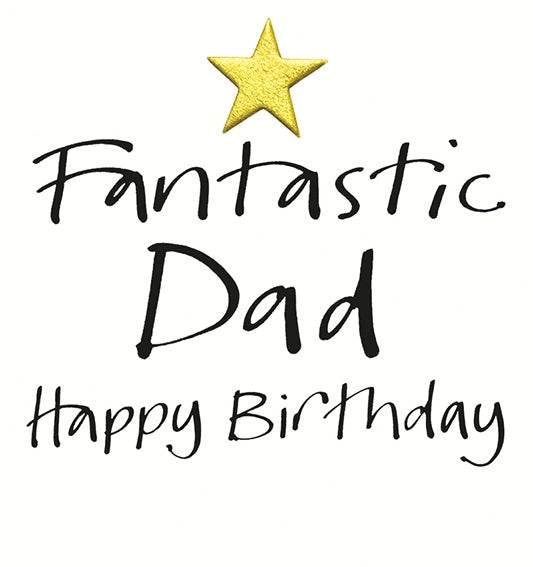 Fantastic Dad Birthday Card - House of Cards