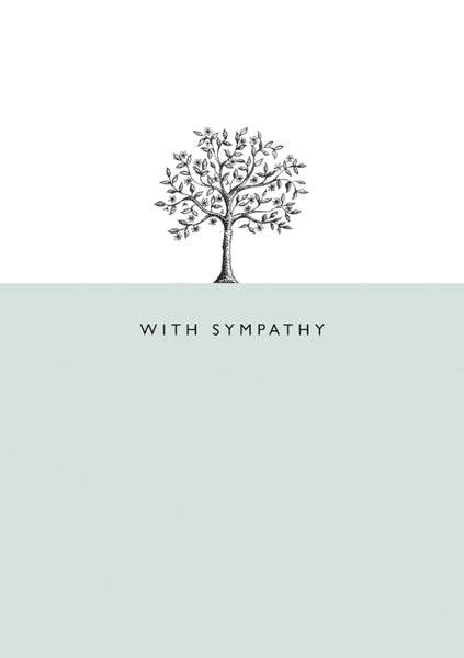 With Sympathy Greeting Card - House of Cards
