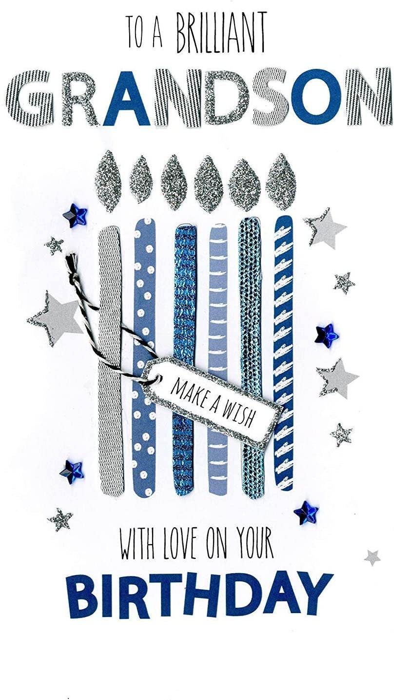 Brilliant Grandson Birthday Card - House of Cards