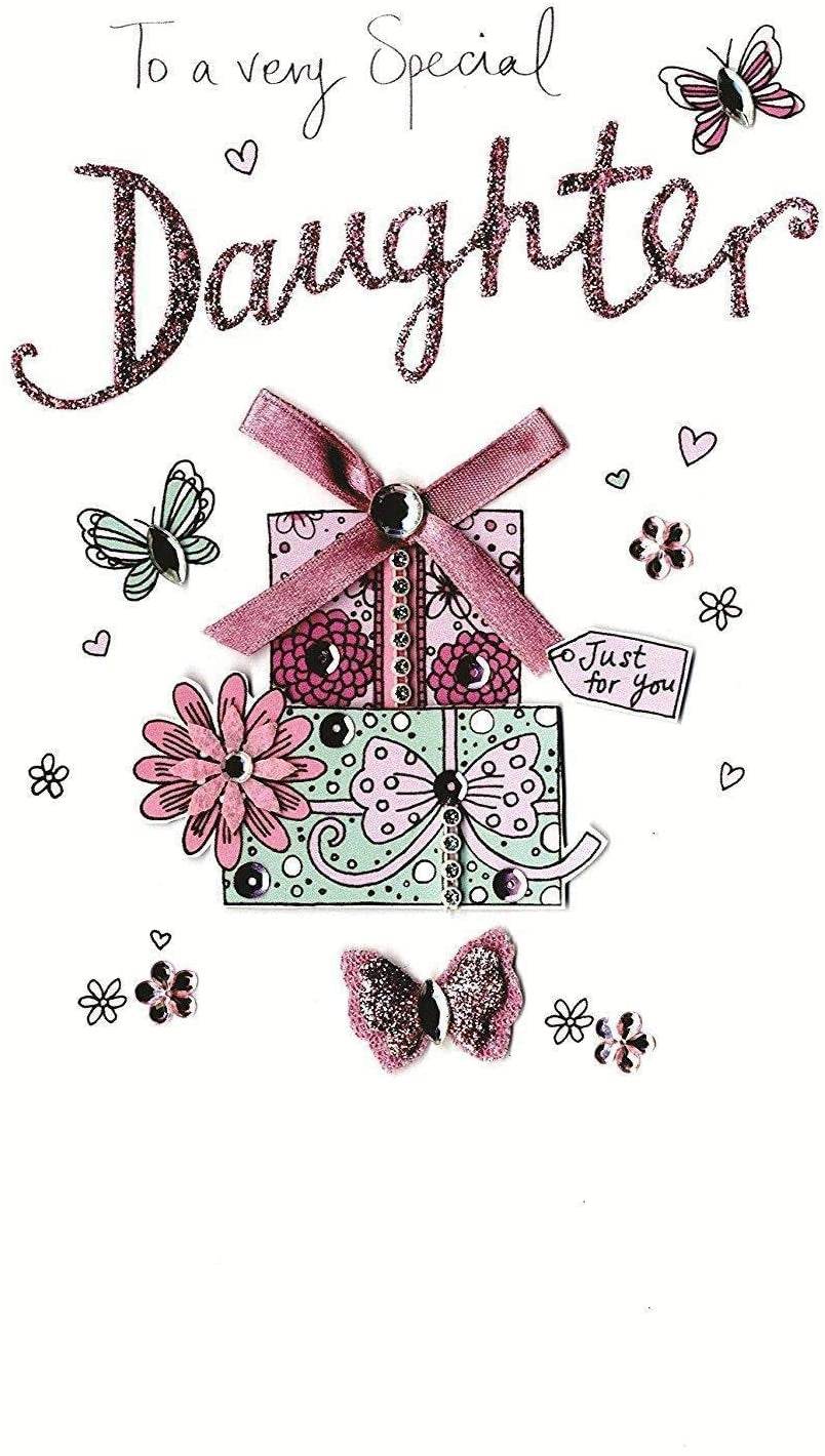 Present Special Daughter Birthday Card - House of Cards