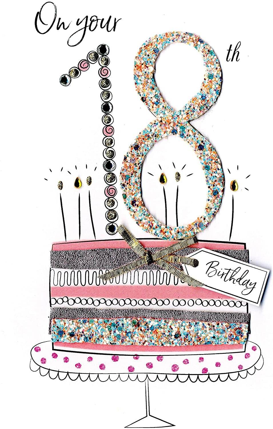 Happy 18th Birthday Card - House of Cards