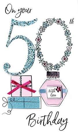 Happy 50th Birthday Card - House of Cards