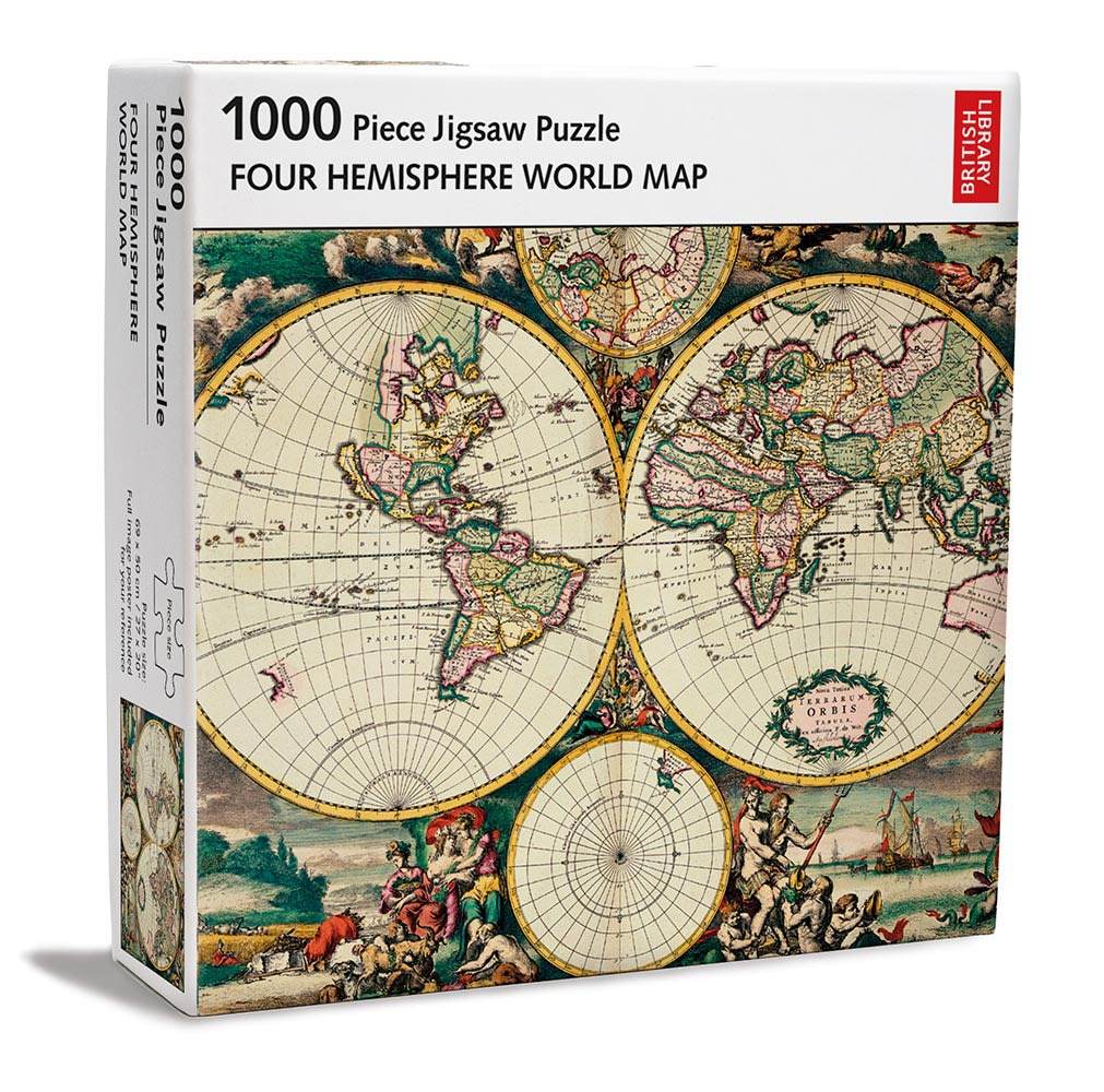 World Map Jigsaw Puzzle - House of Cards