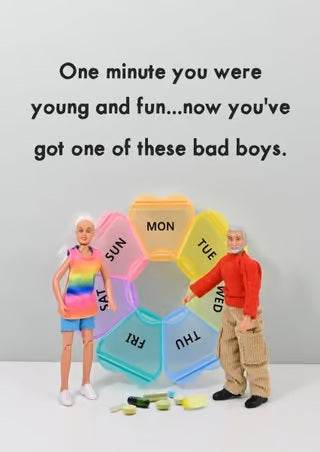 Bad Boys Birthday Card - House of Cards