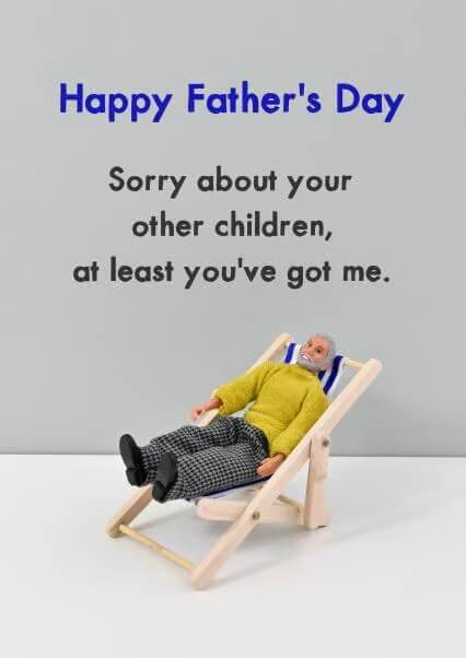 Other Children Fathers Day Card - House of Cards