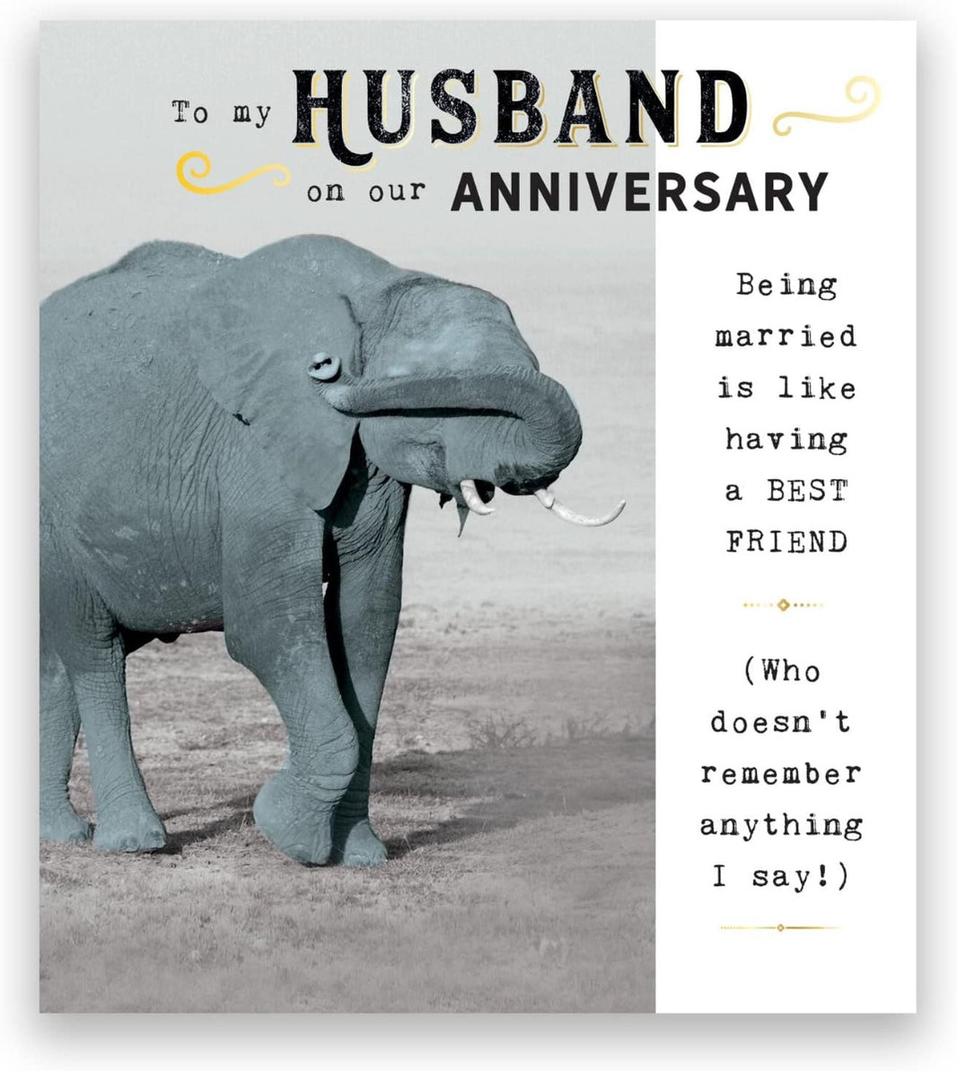 Husband Anniversary Greeting Card