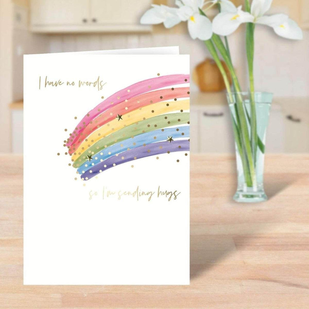 Thinking of You Hugs Greeting Card - House of Cards