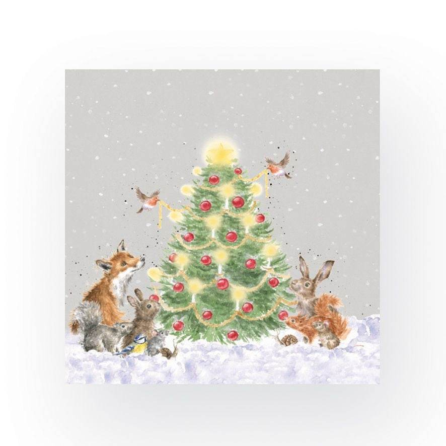 Oh Christmas Tree Luncheon Napkins - House of Cards