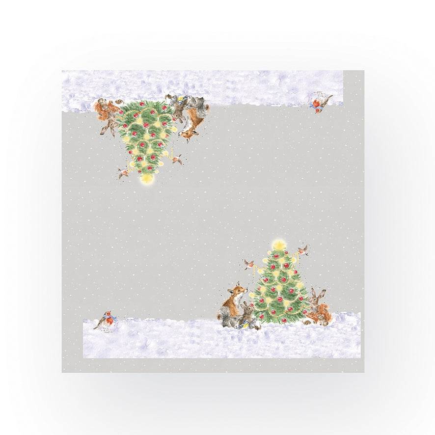 Oh Christmas Tree Luncheon Napkins - House of Cards