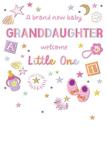New Granddaughter Card - House of Cards