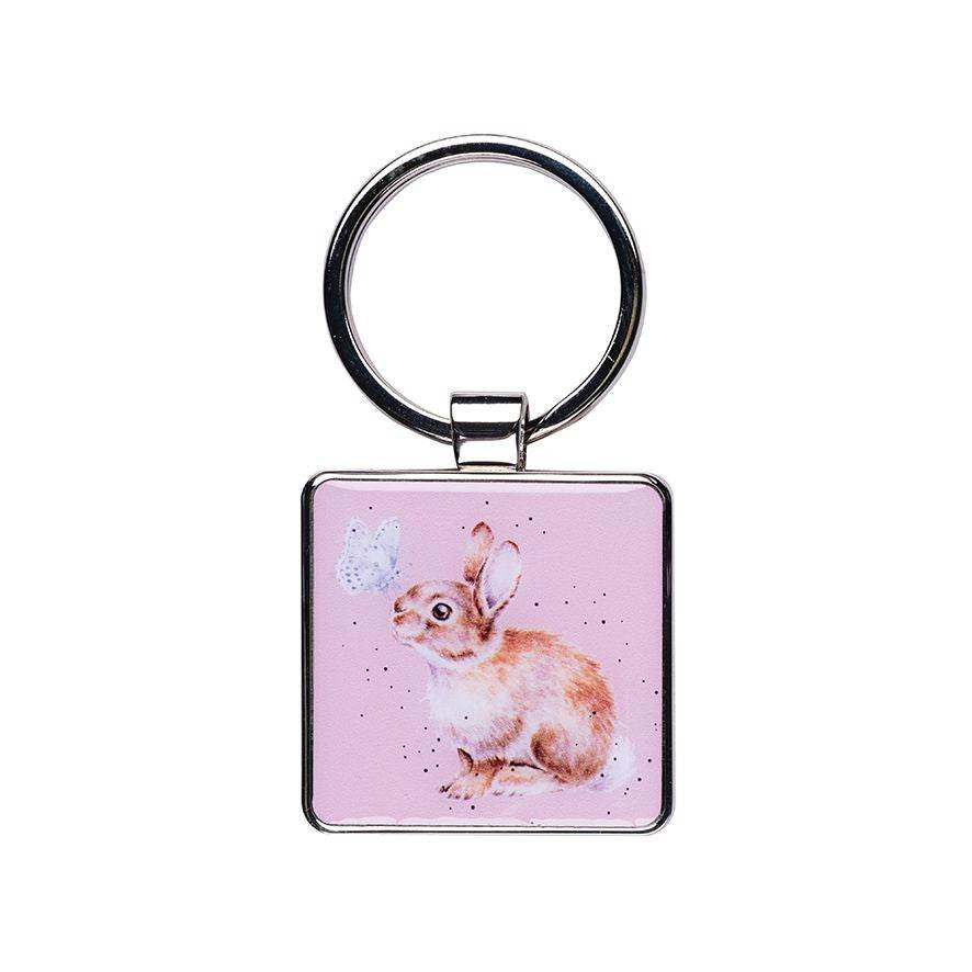 Rabbit and Butterfly Keyring - House of Cards