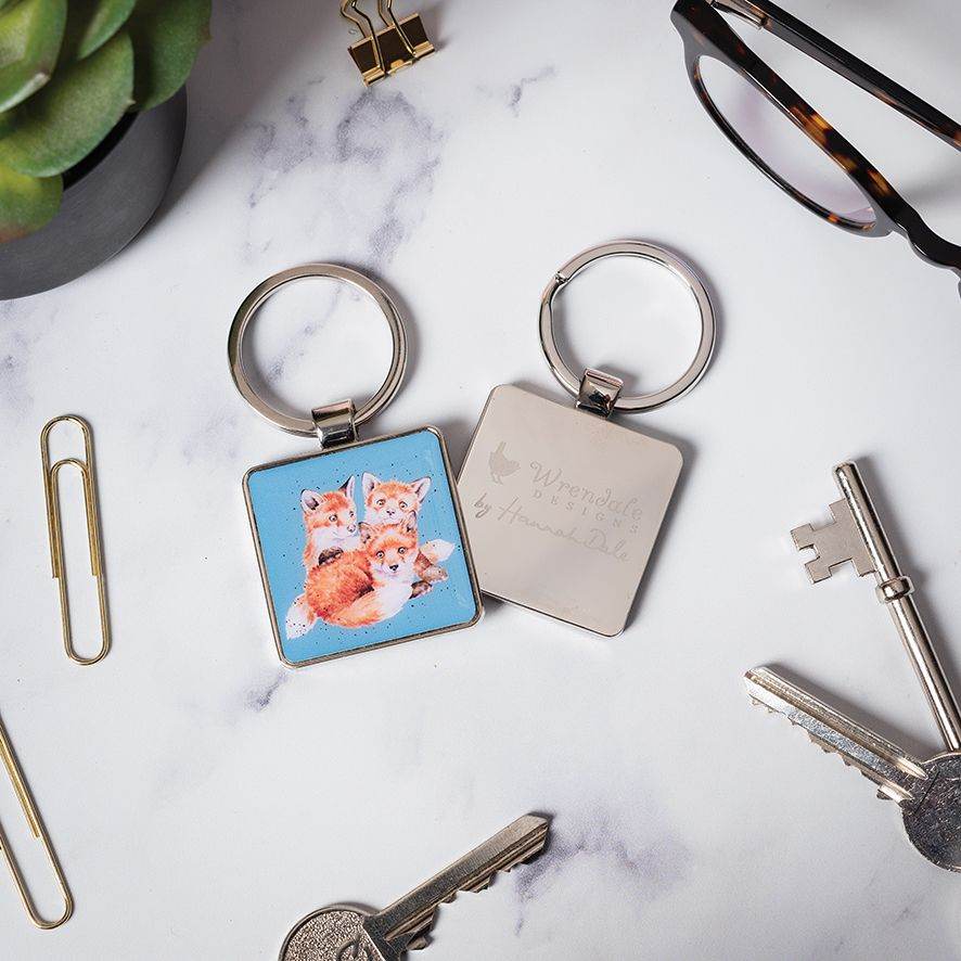 Snug Foxes Keyring - House of Cards