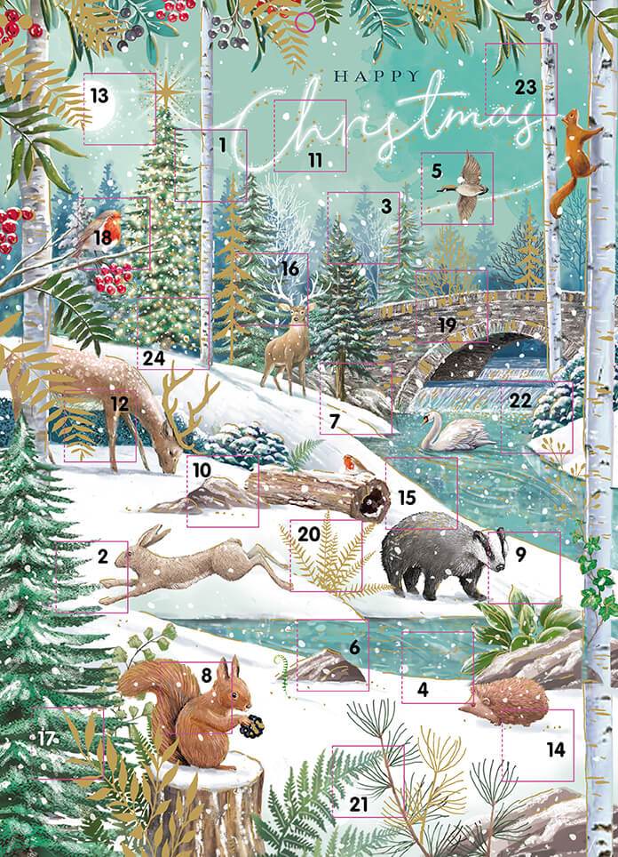 Large Wildlife Advent Calendar - House of Cards