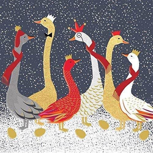 Sara Miller Geese Boxed Christmas Cards - House of Cards