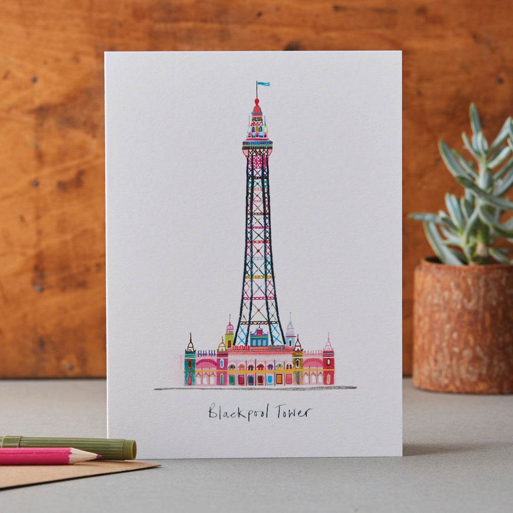 Blackpool Tower Card - House of Cards