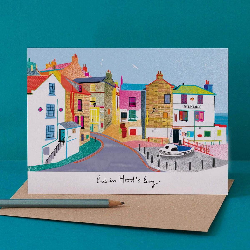 Robin Hood Bay Card - House of Cards