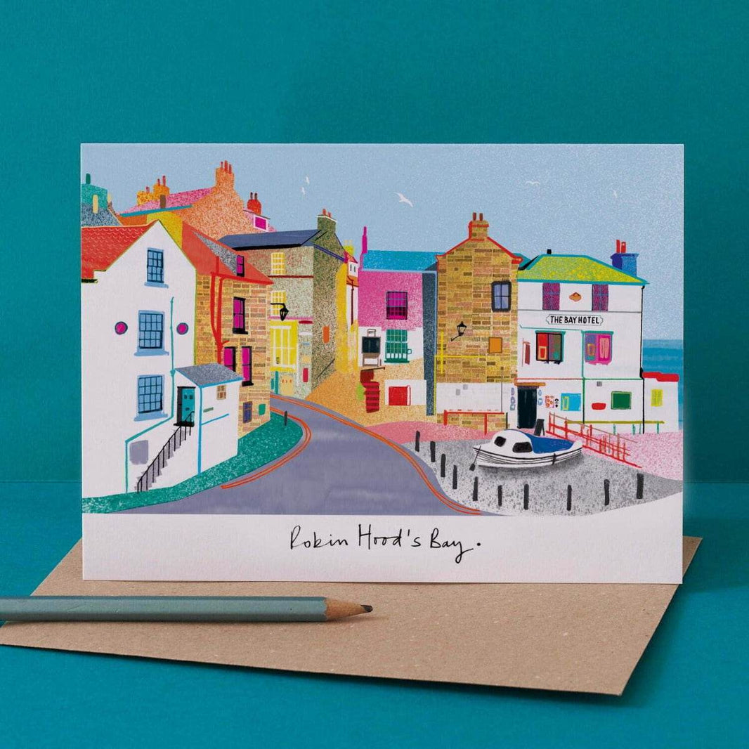 Robin Hood Bay Card - House of Cards