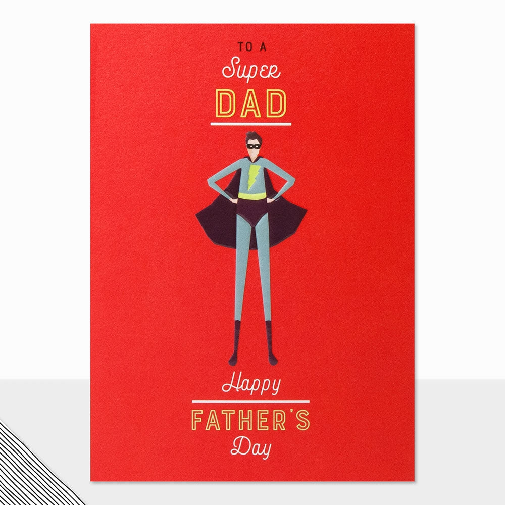 Super Hero Dad Fathers Day Card