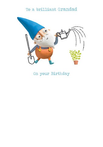 Grandad Gnome Birthday Card