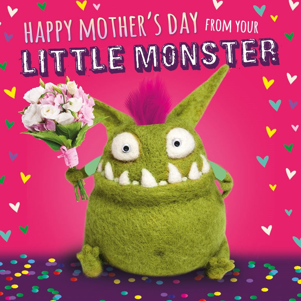 Little Monster Mothers Day Card