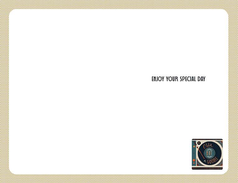 Grandad Record Birthday Card - House of Cards