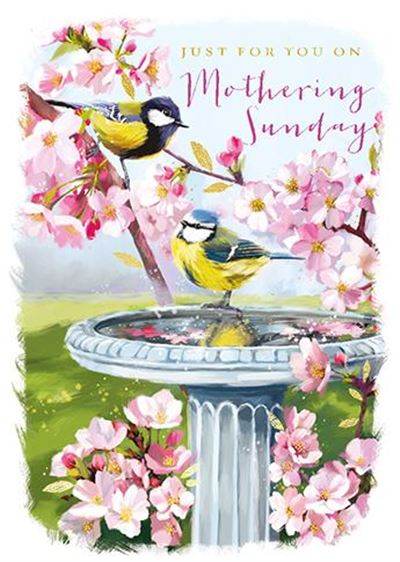 Birds and Blossom Mothering Sunday Card - House of Cards