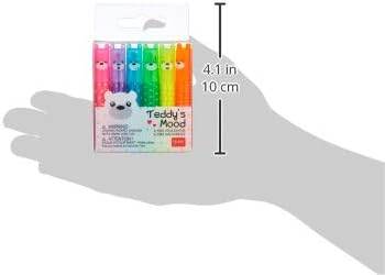 Teddys Set of 6 Mini Neon Highlighters - House of Cards