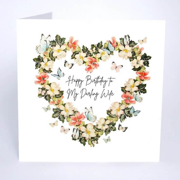 DarWife Birthday Card - House of Cards