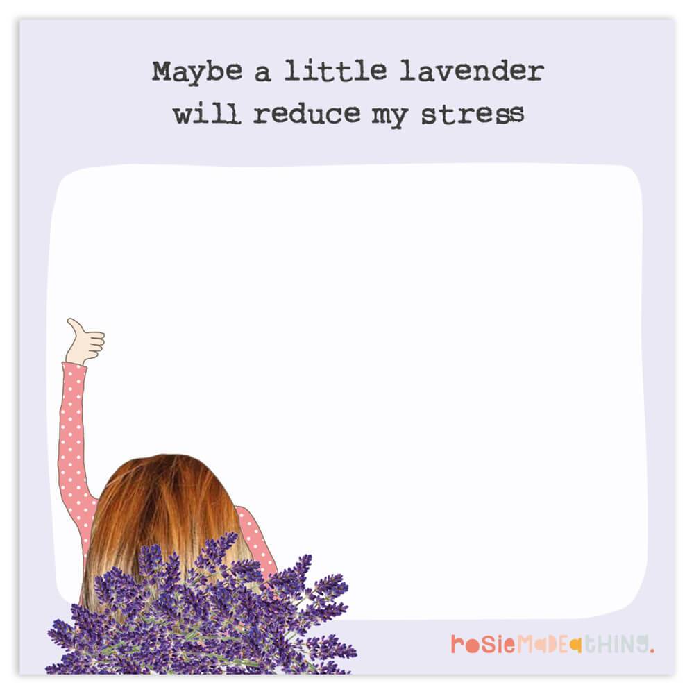 Mini Jot Pad Lavender - House of Cards