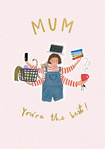 Meraki Mum You're the Best Mothers Day Card - House of Cards