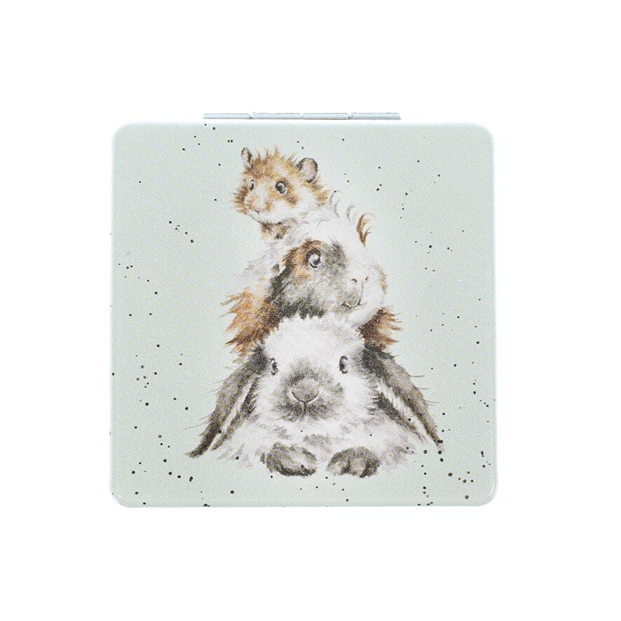 Piggy in the Middle Compact Mirror