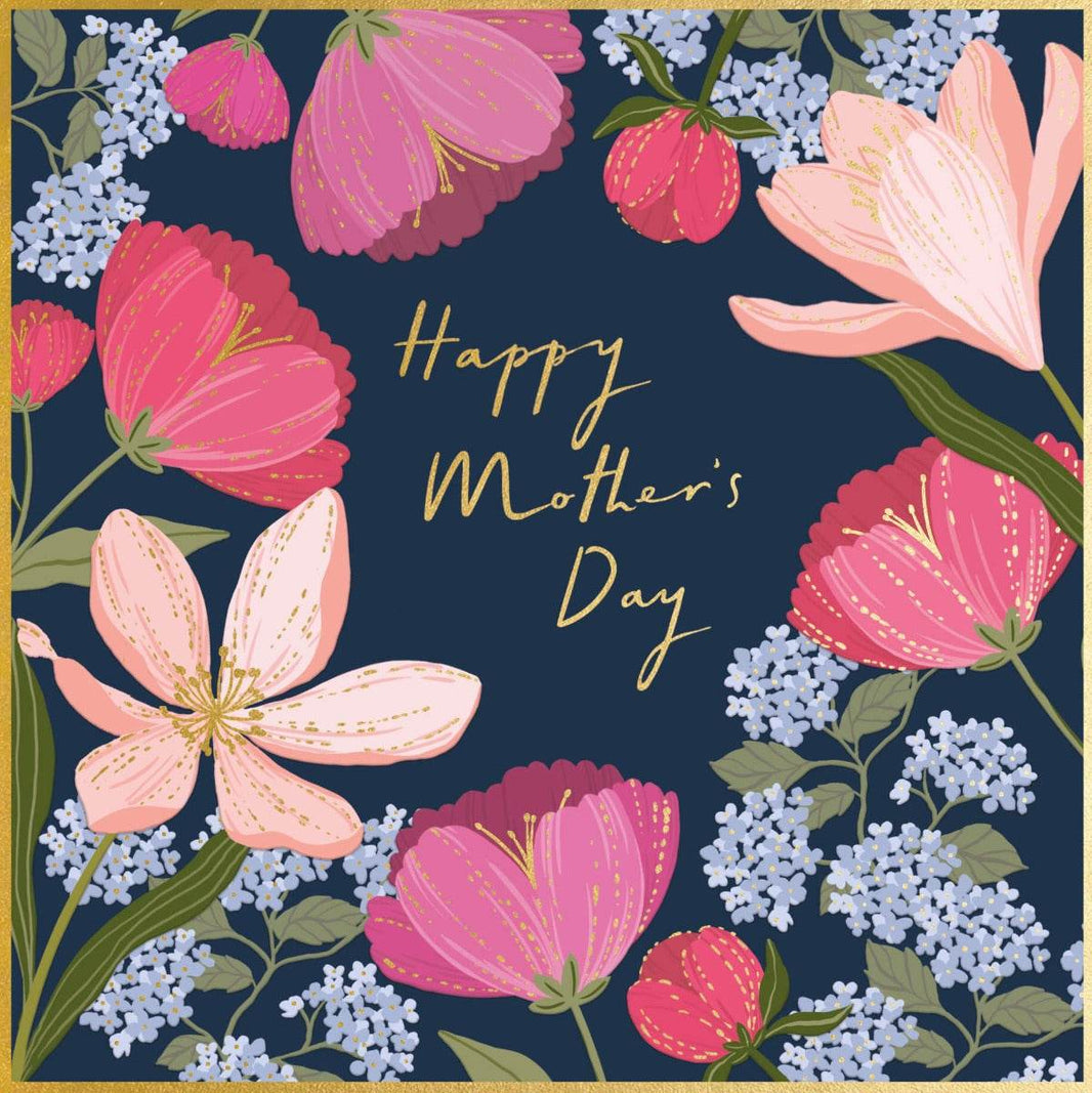 Floral Mothers Day Card - House of Cards