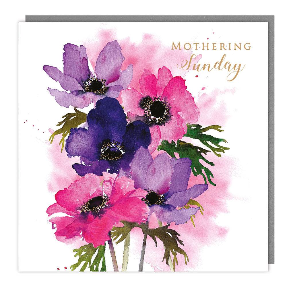 Watercolour Mothering Sunday Card - House of Cards