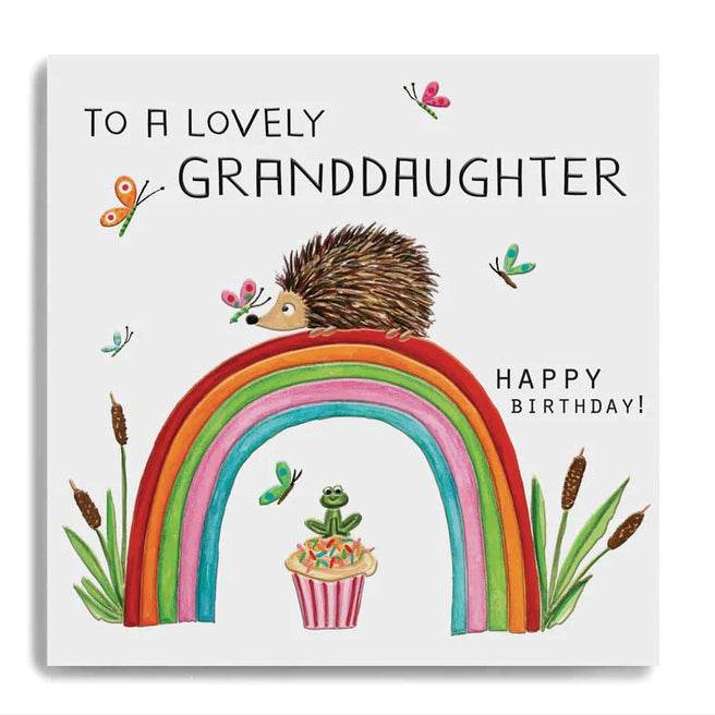 Lovely Granddaughter Birthday Card - House of Cards