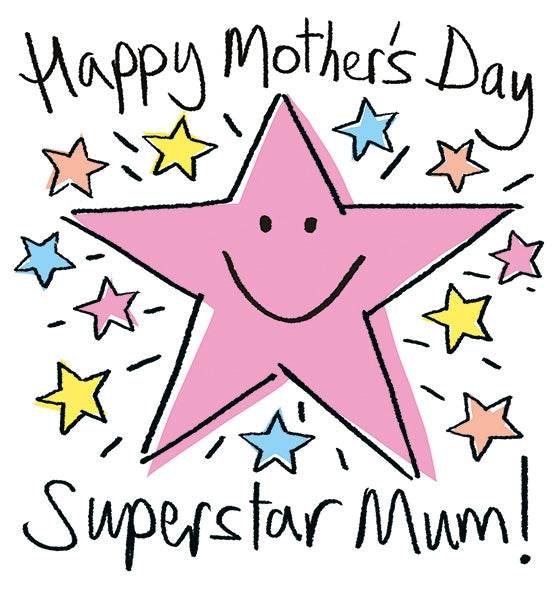Superstar Mum Mothers Day Card - House of Cards