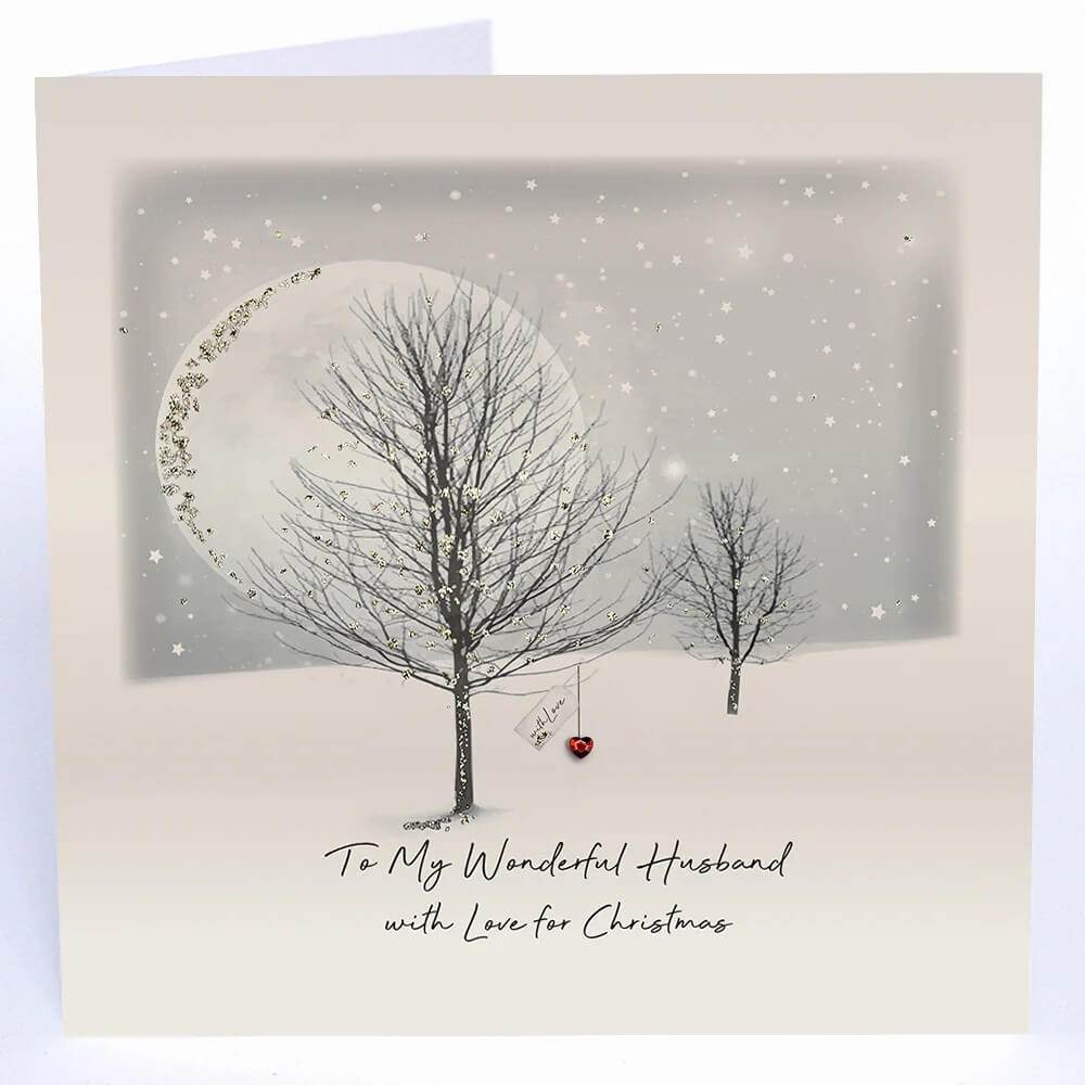 Husband Large Christmas Card - House of Cards