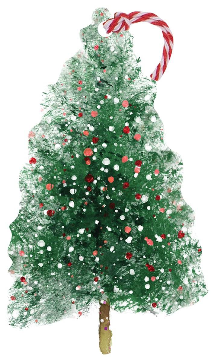 Luxury Tree Christmas Gift Tags - House of Cards