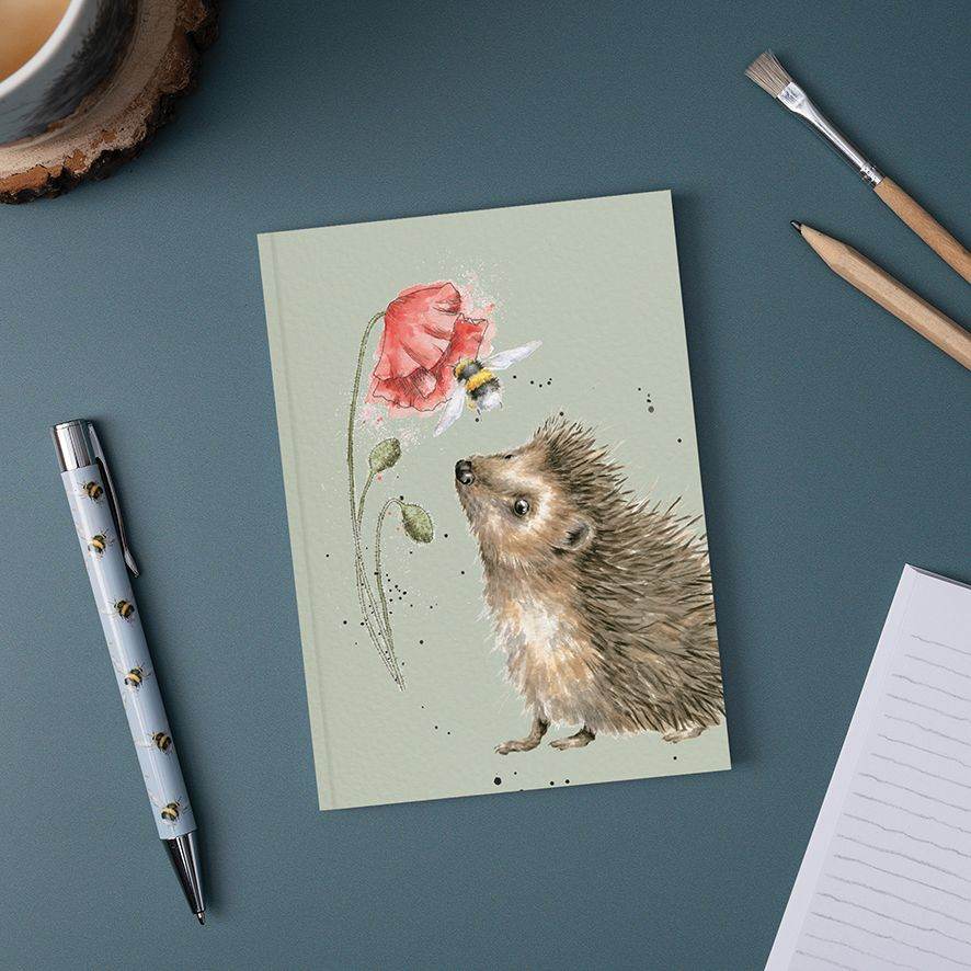 A6 Bee and Hedgehog Notebook - House of Cards
