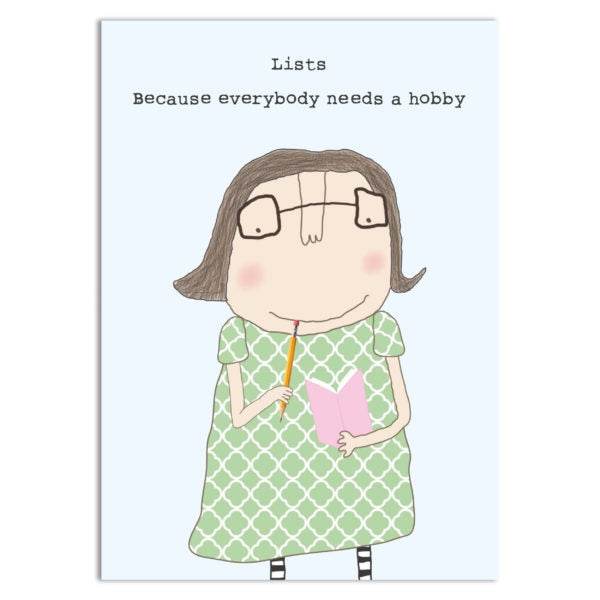 Hobby Lists A6 Notebook - House of Cards