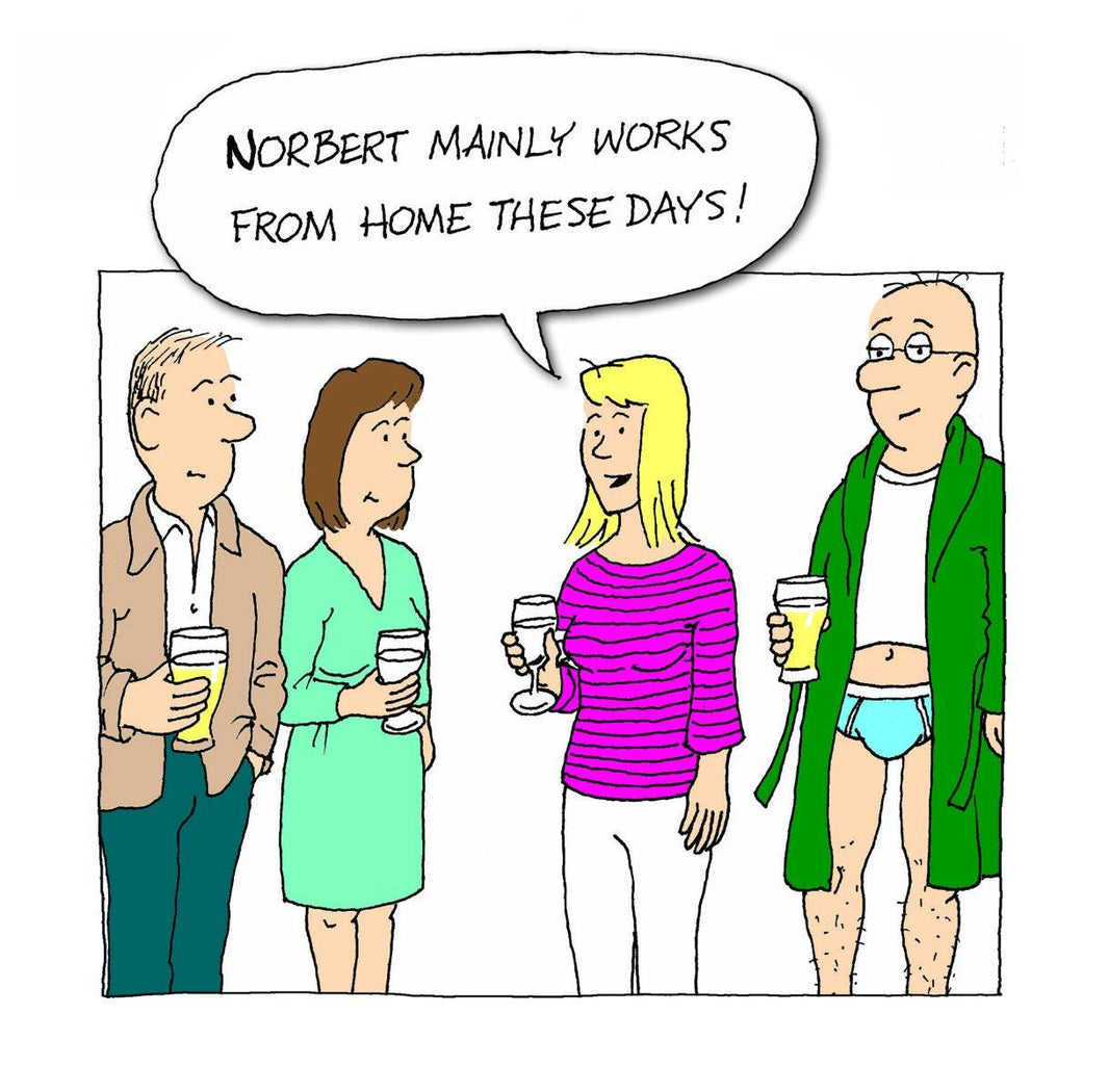 Norbert Home Birthday Card - House of Cards