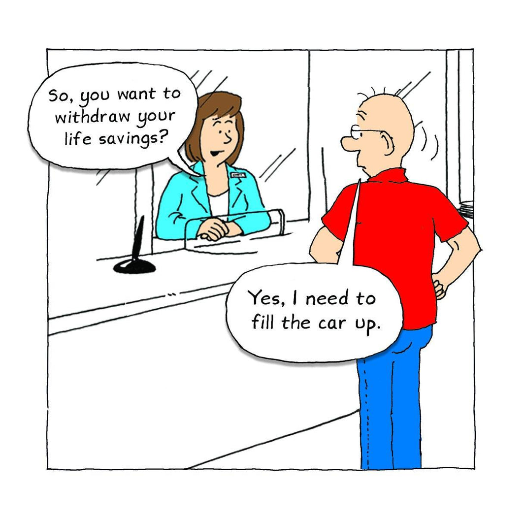 Norbert Life Savings Birthday Card - House of Cards