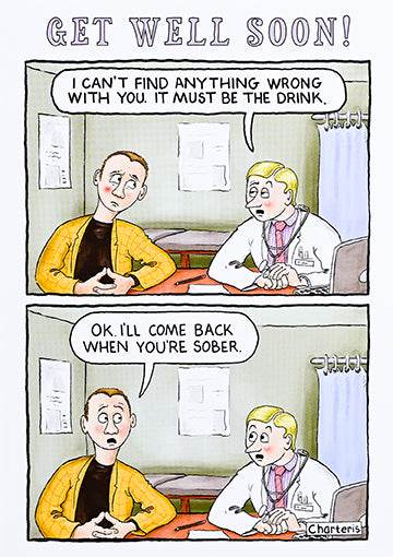 Sober Get Well Card - House of Cards