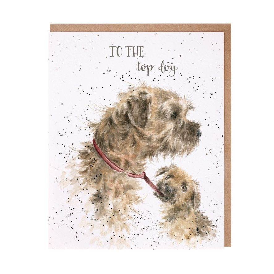 Top Dog Greeting Card - House of Cards
