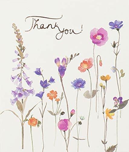 Floral Thank You Card - House of Cards