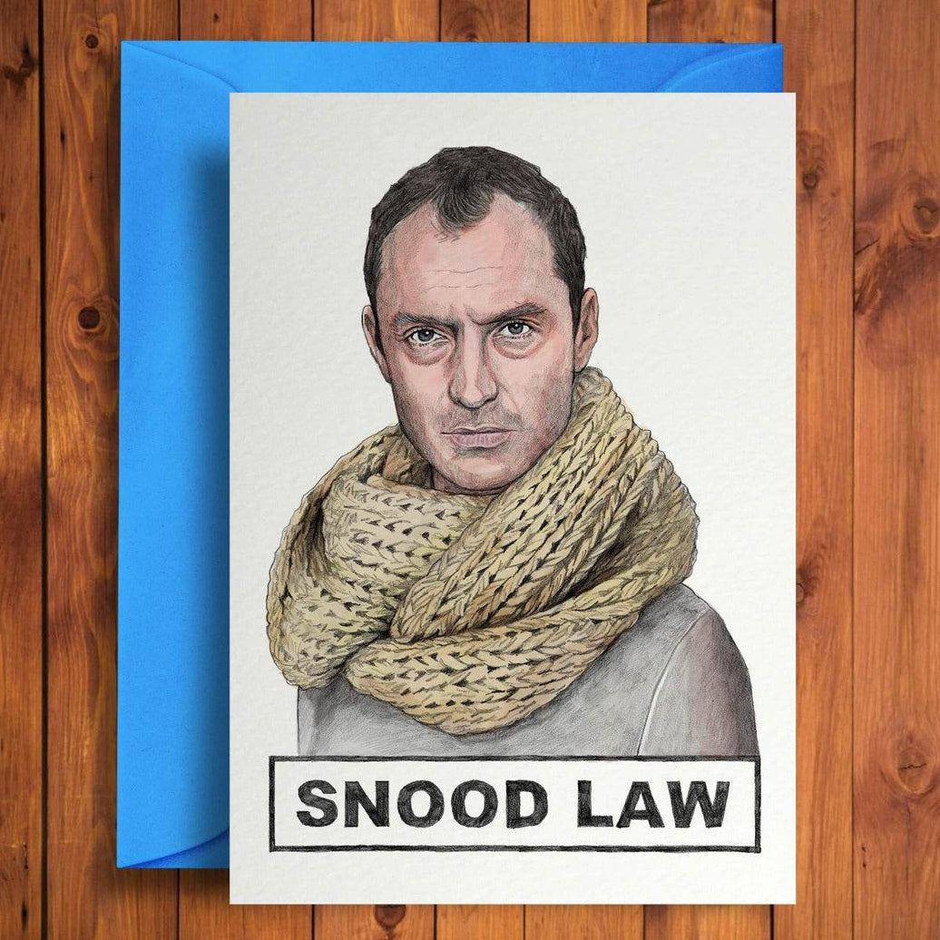 Snood Law Birthday Card - House of Cards